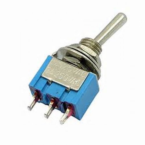 CHAVE ALAVANCA MTS103 AZUL 3 TERMINAIS 6A/125VCA 3A/250VCA 3 POSIÇÕES