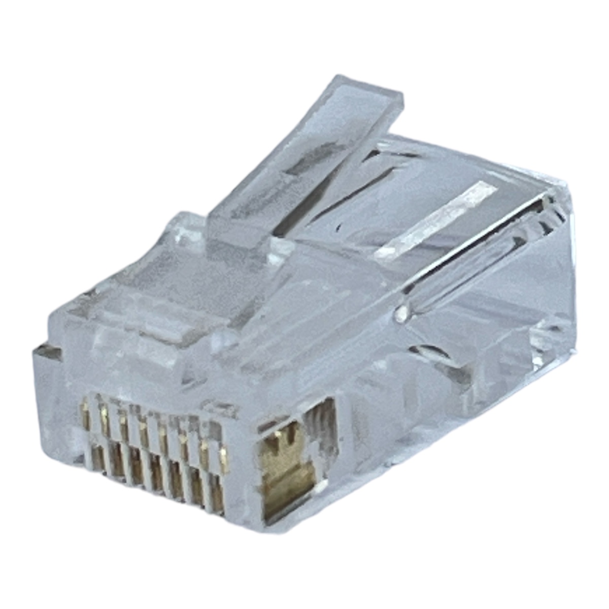 M❁⃘ CONECTOR MACHO RJ45 CAT.5E YH012 CRISTAL ZX