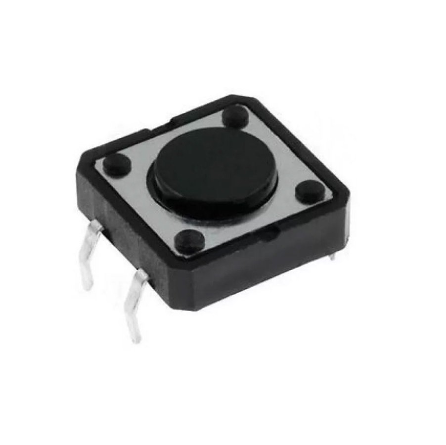 TACT SWITCH 12X12X4,3MM 4T 180º (CHAVE TACTIL)